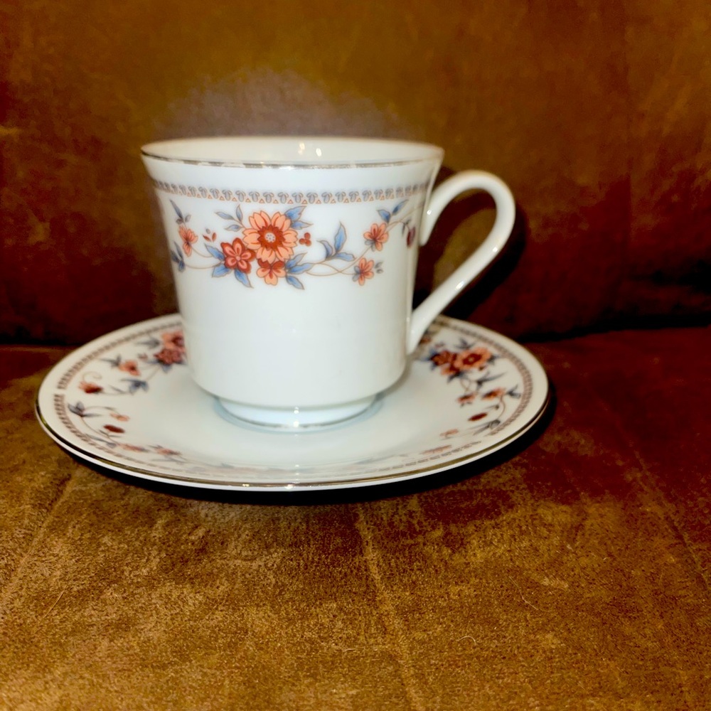 Vintage Sheffield teacup and saucer set Anniversary Fine China